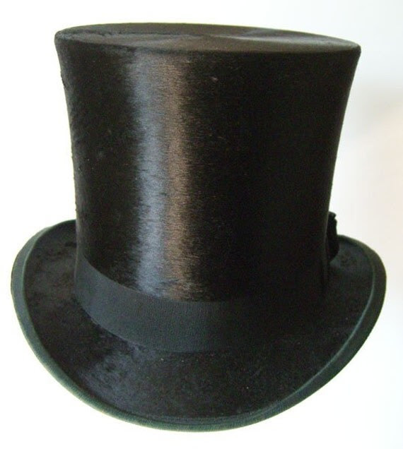 beaver fur hat. Mens Beaver Fur Top Hat by