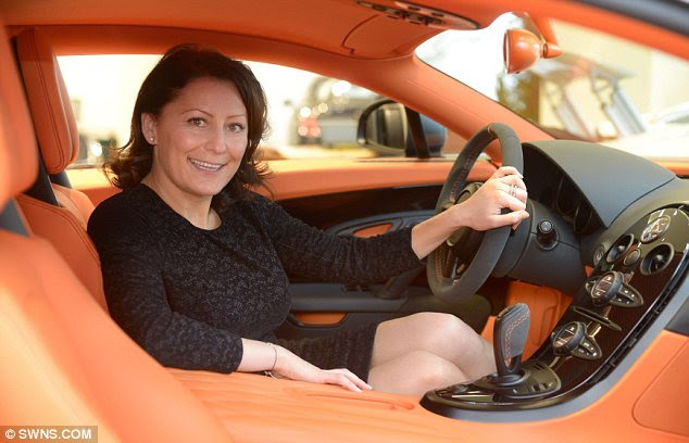 Talented: Anita Krizsan has managed to sell 11 Bugatti Veyrons in the past year