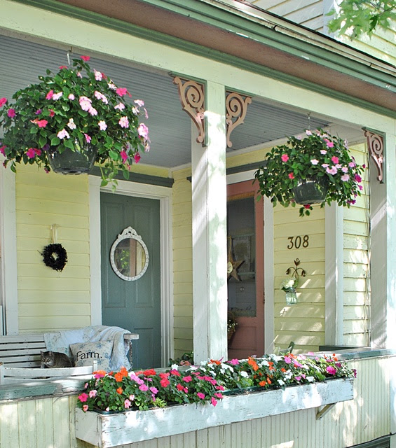 Summer Farmhouse Porch Decorating Ideas - Town & Country Living