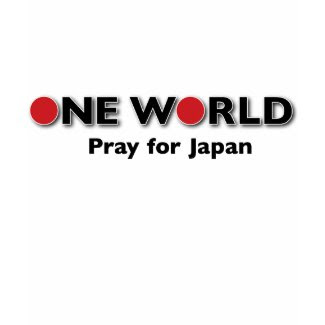 One World - Pray for Japan shirt