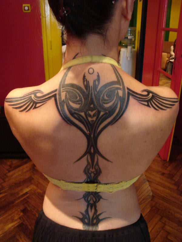 Tribal Tattoo on Back