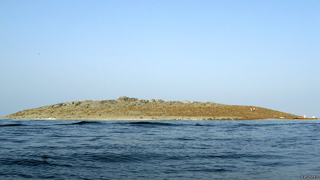 Nueva isla frente a Gwadar, Pakistán