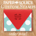 Custom Stamps at Paper Source