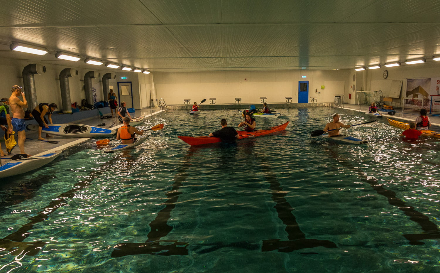 Bassängövningar i en livsmedelsaffär :)