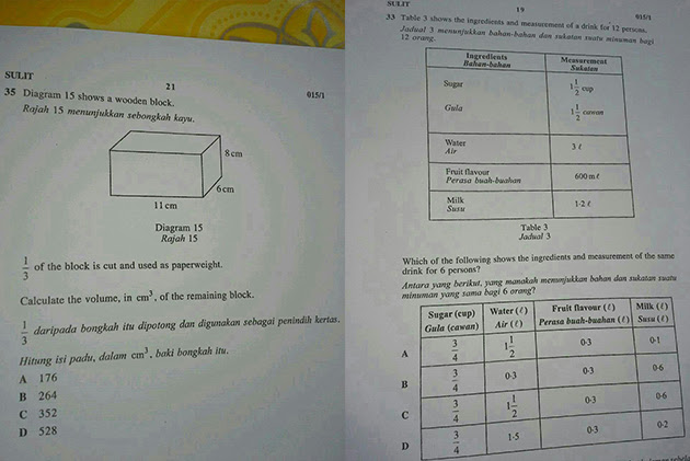 Upsr Mathematics Paper Leaked Too Astro Awani