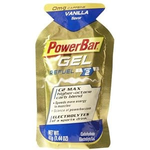 Power Bar Energy Gel, Vanilla, 24 ct (Quantity of 2)