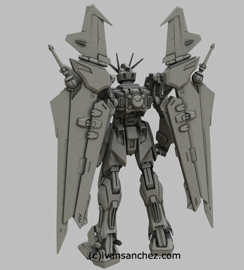 Strike Noir 3d mesh cg sandrum