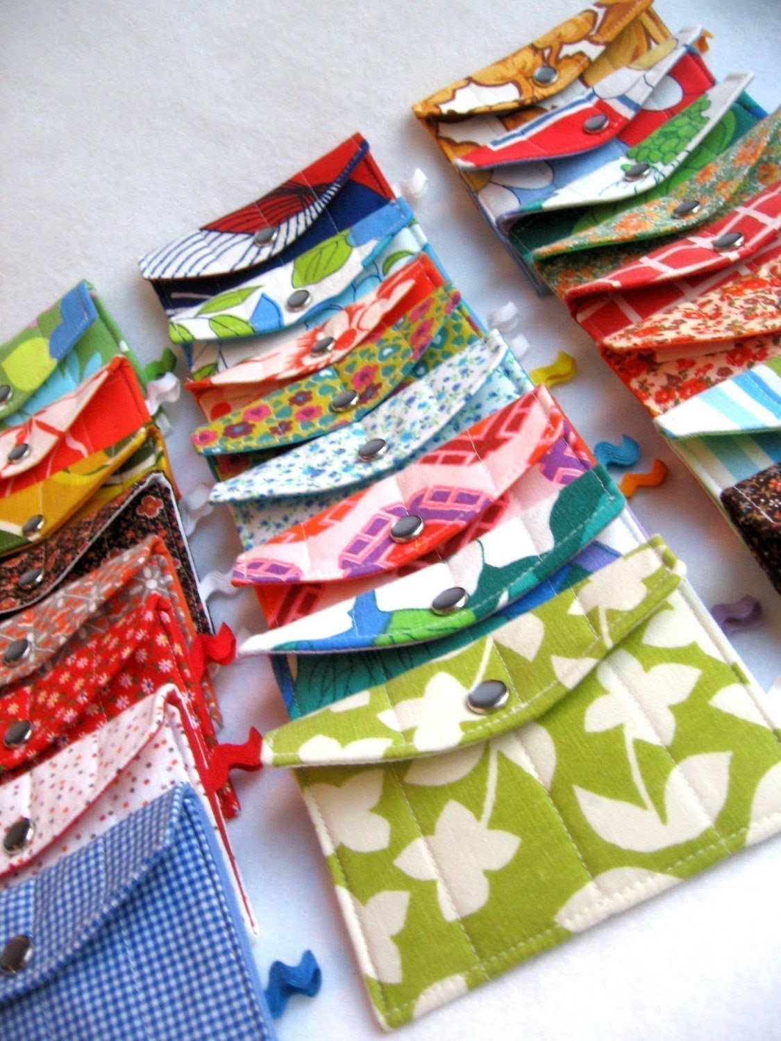 design your own sustainable quilty wallet / business card holder