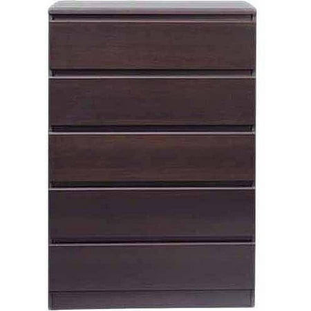 Laguna 5-Drawer Chest, Espresso