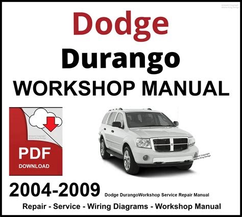 eBook Dodge Durango 2004 2009 Service Repair Manual