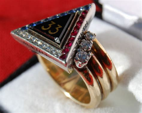 Yes, you read that right: Custom-Made 33rd Degree Scottish Rite Ring