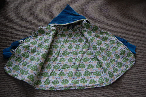 Blue Sparrow Coat Lining