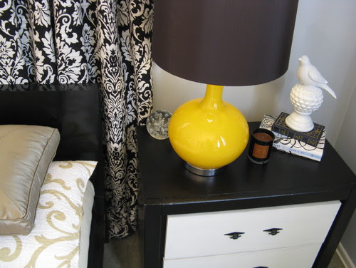 Hollywood Regency Style Detail eclectic bedroom
