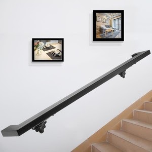 Modern Handrail for Stairs Handrail Bracket Set 3ft Grab Bar Stair
Railing Black eBay