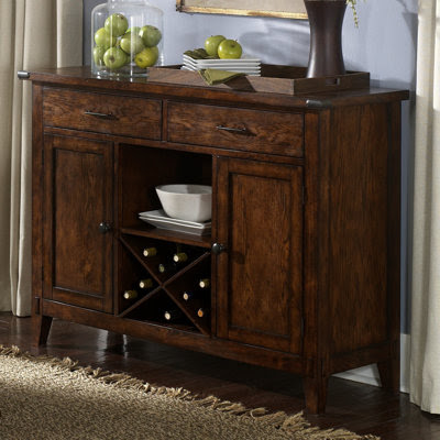 Furniture Classics LTD Serpentine Plank Top Sideboard | Wayfair