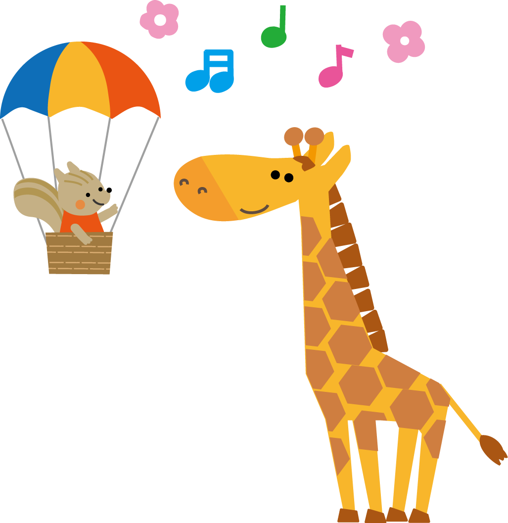 キリンのイラスト 無料イラストフリー素材