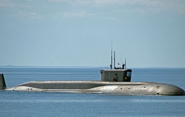 Tests: The submarine is now in the water after building began on it in March 2006