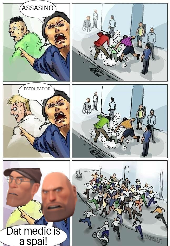 Ainda Bem Que Essse Post Nao E Um Spy Gentleman Backstab No Meme Snorting Intensifies Meme By Swodester Memedroid
