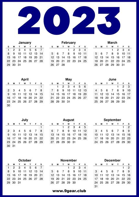  2023 calendar printable free printable calendars free