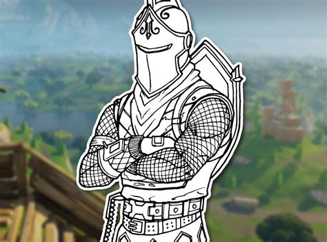 draw  black knight fortnite battle royale