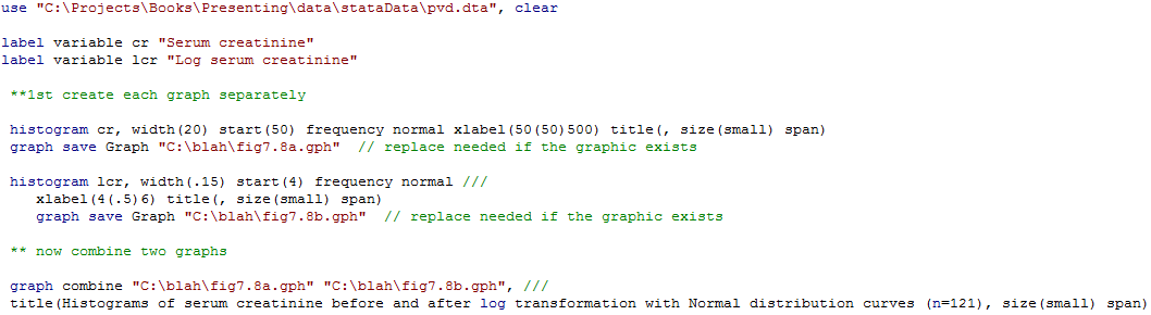 Code for figure 7.8