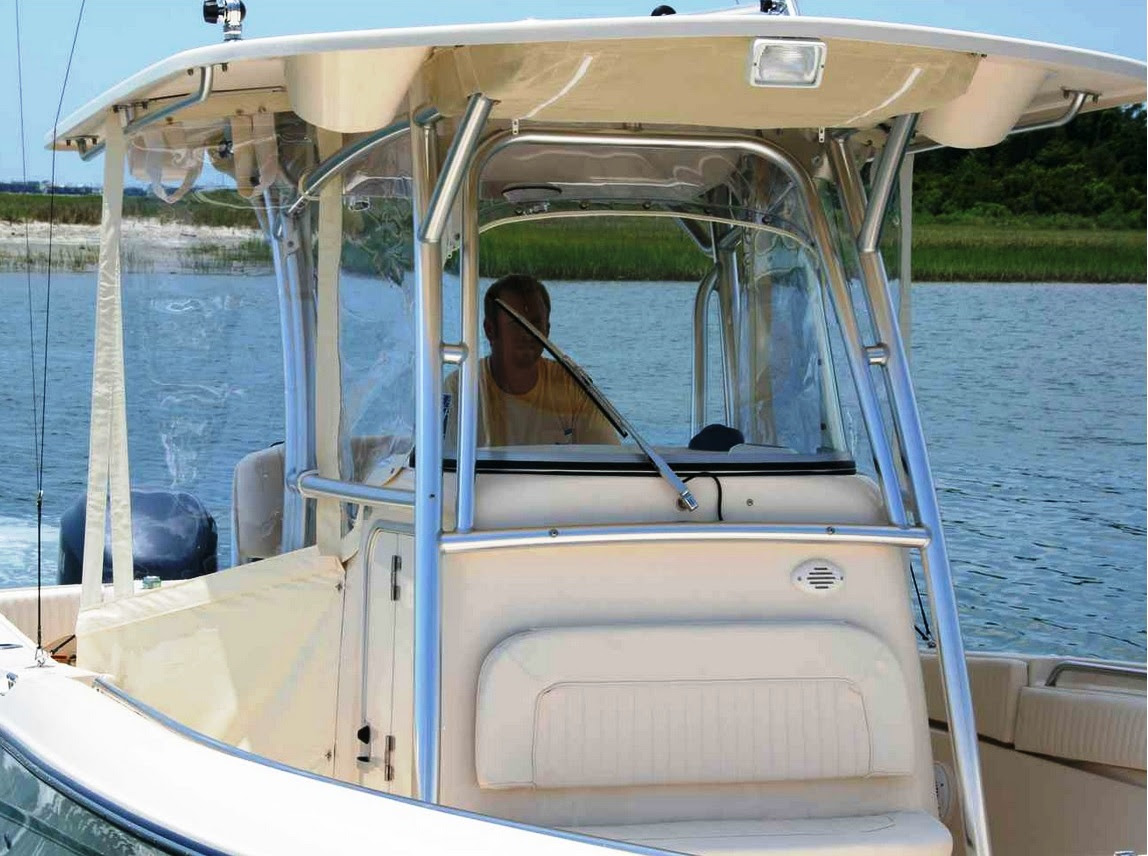 T Top Visor Front Window Side Curtains Wings Strataglass Windows Factory Oem For Grady White Release 283 2002 2009 From Rnr Marine Com P N T Top Visor Front Window Side Curtains Wings Strataglass Oem J6