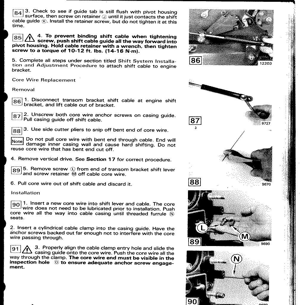 SHIFT SYSTEM ADJUSTMENTS for 