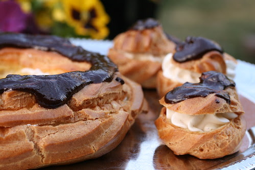 Cream Puff with Vanilla Whipped Cream
