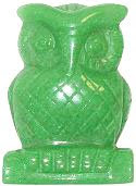 Gufo in Avventurina Verde