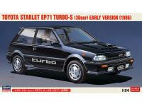 Hasegawa 1/24 TOYOTA STARLET EP71 TURBO-S (3 Door) EARLY VERSION (1986) (20449) English Color Guide & Paint Conversion Chart - i0