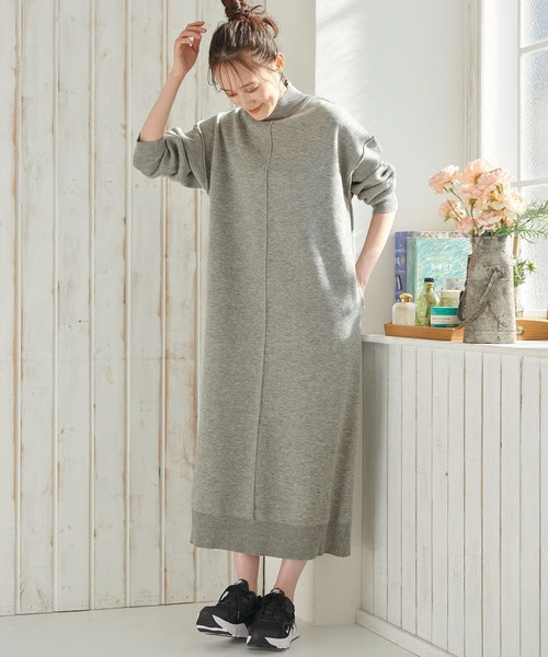 バックスリットニットワンピース ワンピース Vis ビス のファッション ワンピース ドレス ワンピース セール 専門店では輝く高品質 ワンピース
