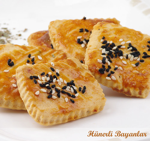Fesleğenli Biberli Kurabiye