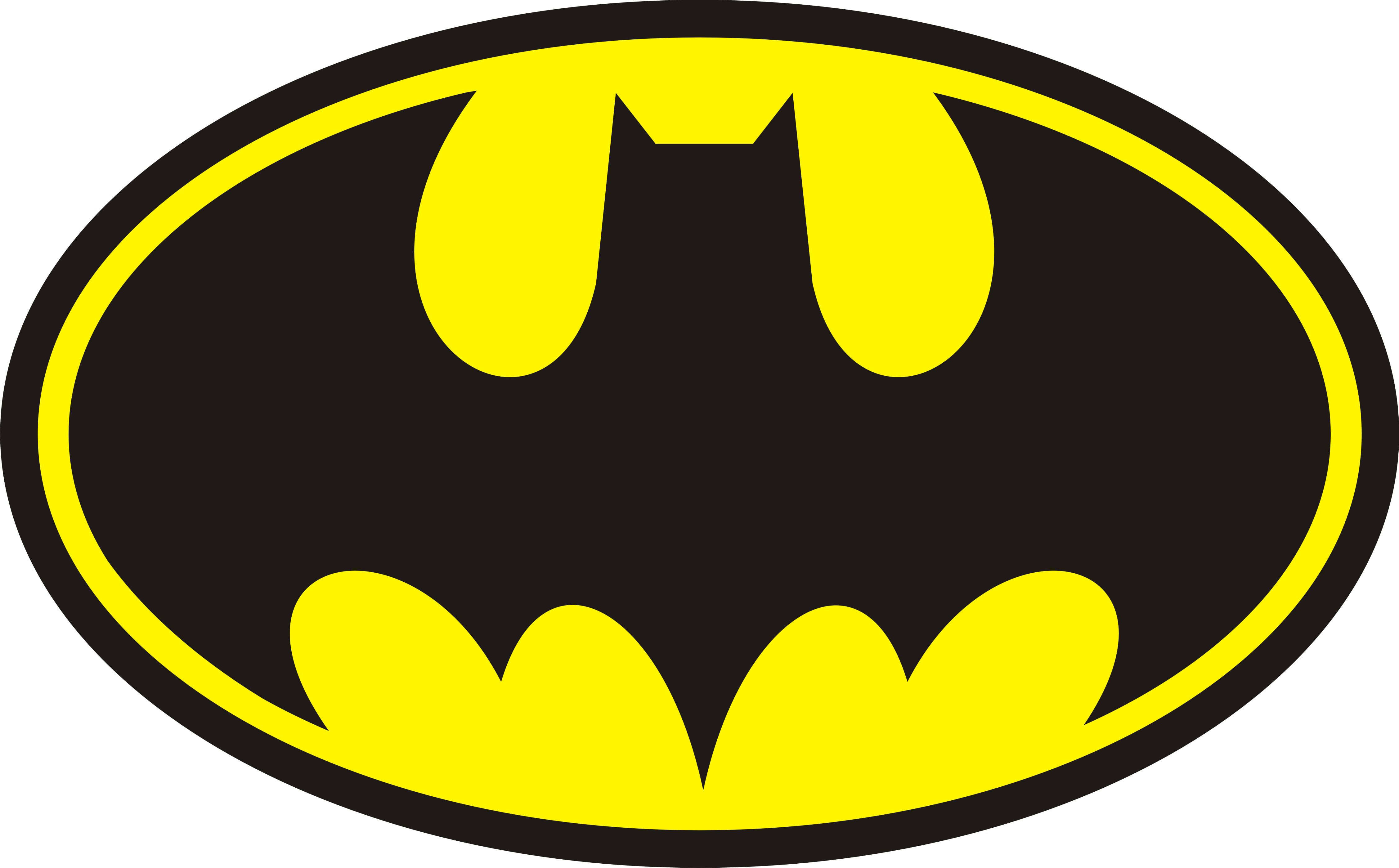 Batman Logo Printable - ClipArt Best - 4509 x 2798 jpeg 428kB