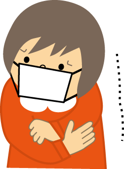 風邪 インフルエンザ 花粉症のイラスト 無料イラスト フリー素材