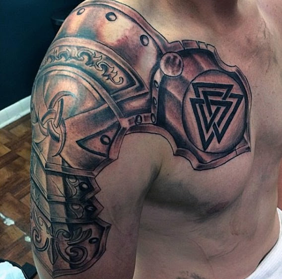 Top 90 Best Armor Tattoo Designs For Men  Walking Fortress