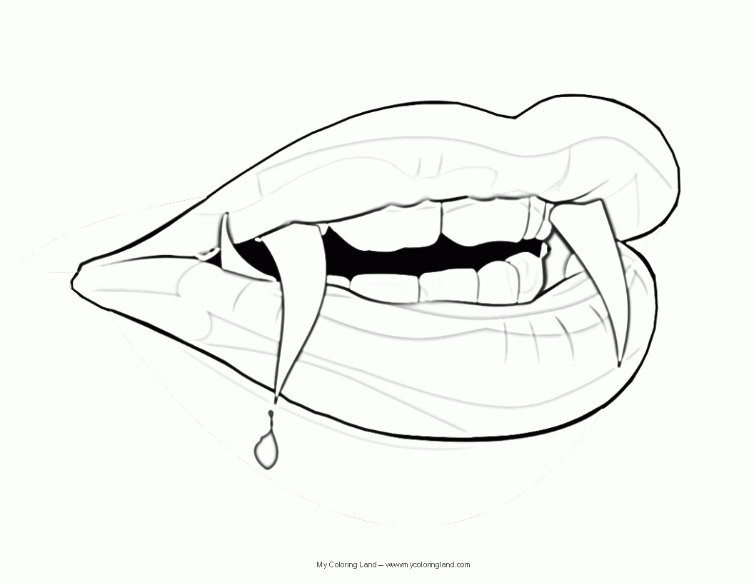 Teen Vampire Coloring Pages - Coloring Home