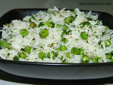 green peas pulao recipe matar pulao recipe green