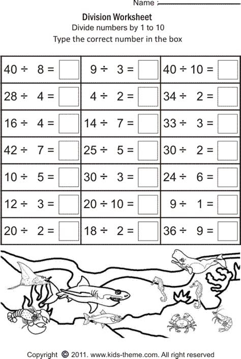 Hence the division worksheets are a . math worksheets for grade 3 division division worksheets math