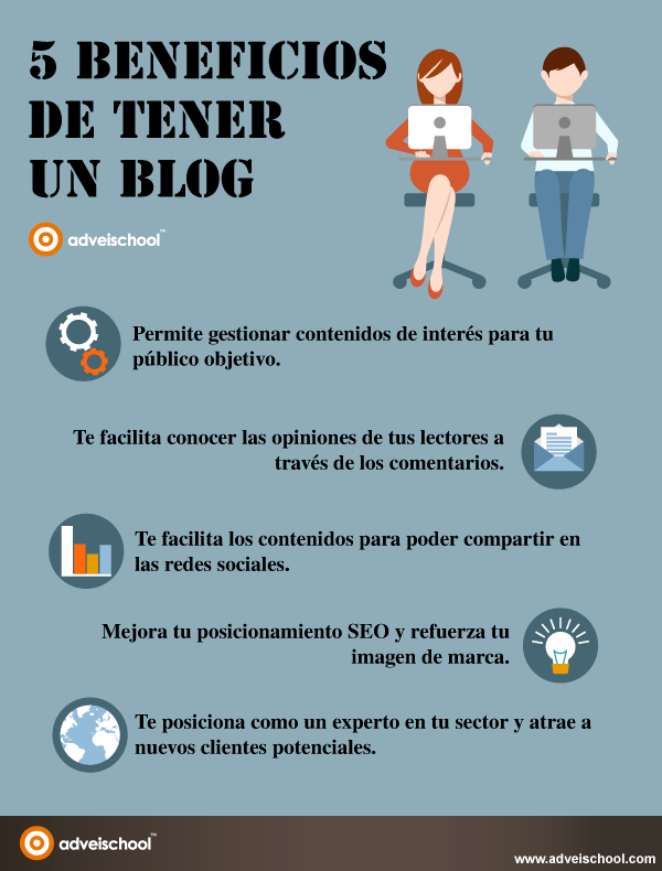 5 beneficios de tener un Blog