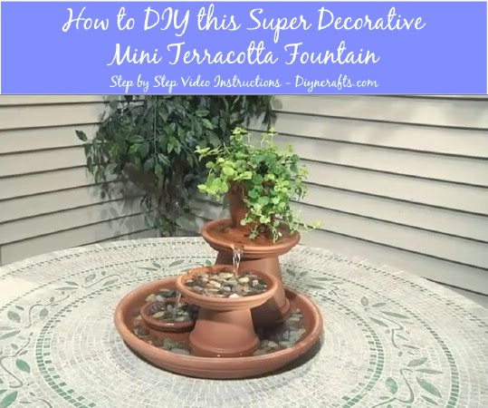 DIY Clay Pot Water Garden With Fountain