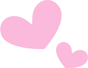 可愛いハートとリボンのイラスト 無料イラスト 姫系な素材