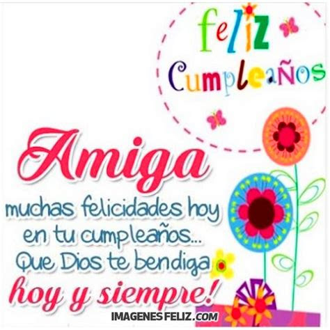 Frases Feliz Cumpleaños Una Amiga