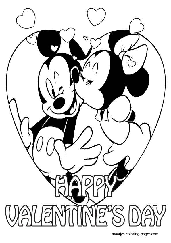 78 Valentines Day Coloring Pages Disney  Latest HD