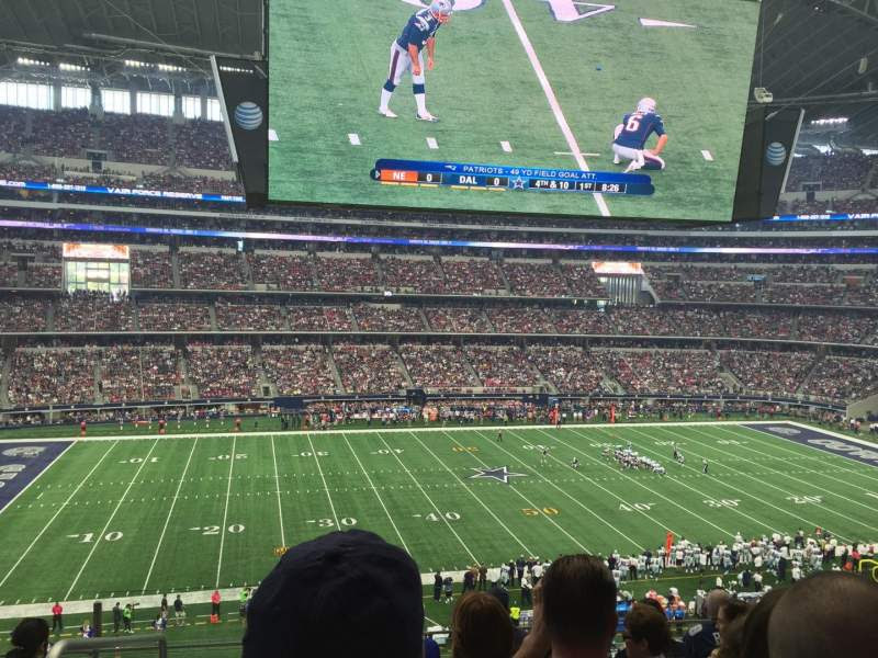 AT&T Stadium section C312 row 6 seat 22 - Dallas Cowboys 