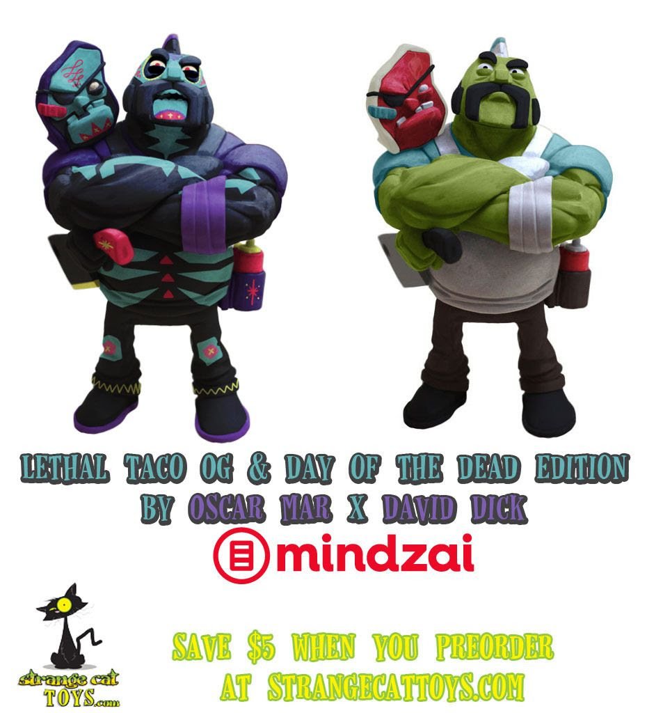Strange Cat Toys special offer on the Mindzai produced "Lethal Taco" figure!!!