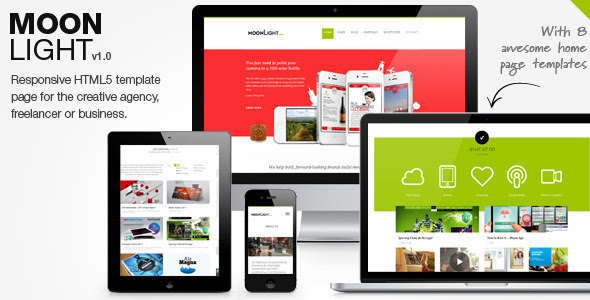 MoonLight > Responsive WordPress Theme - Portfolio Creative