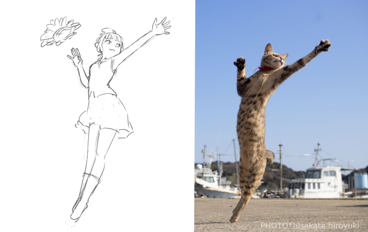 猫から学ぶポーズマニアックス Communes