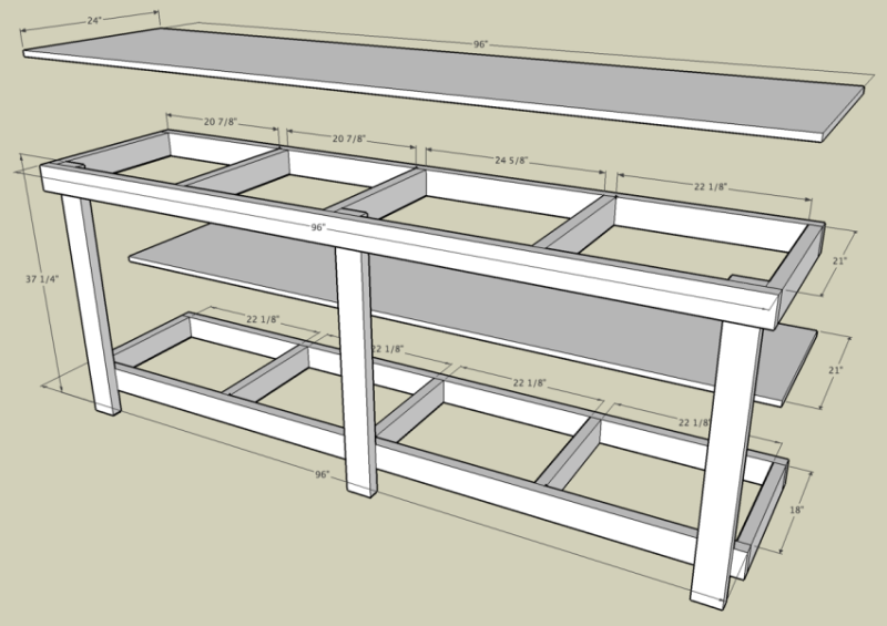 ska wood: Here Basic workbench plans free