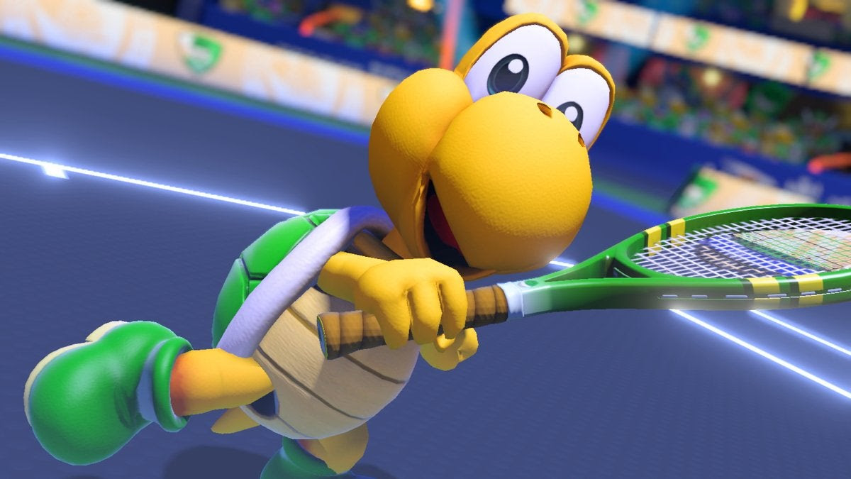 E3 2018 Mario Tennis Aces Adding Koopa Troopa And Blooper To Roster