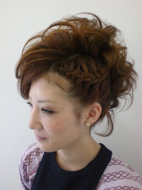 お祭り 髪型 ショートカット 美しい髪